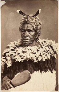 Elderly Māori man