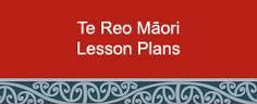Te reo Māori lesson plans